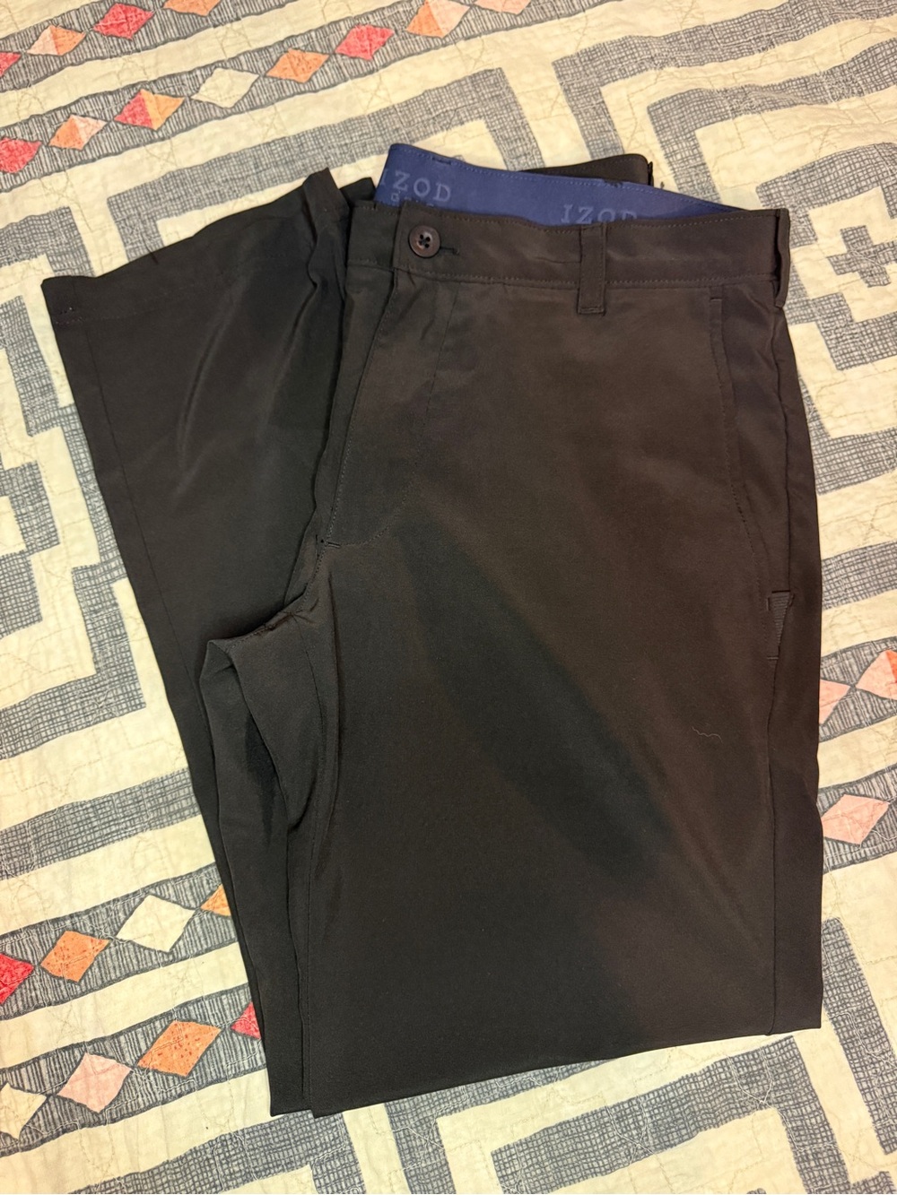 Izod Black Golf Pants
